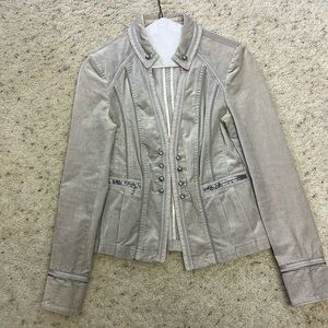 Grey velveteen jacket
